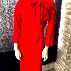 Beautiful Red dress with bow tie attached